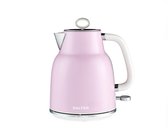 Salter Roze Retro 1.7L Waterkoker – 3KW Snel Koken - 360° - Kalkfilter