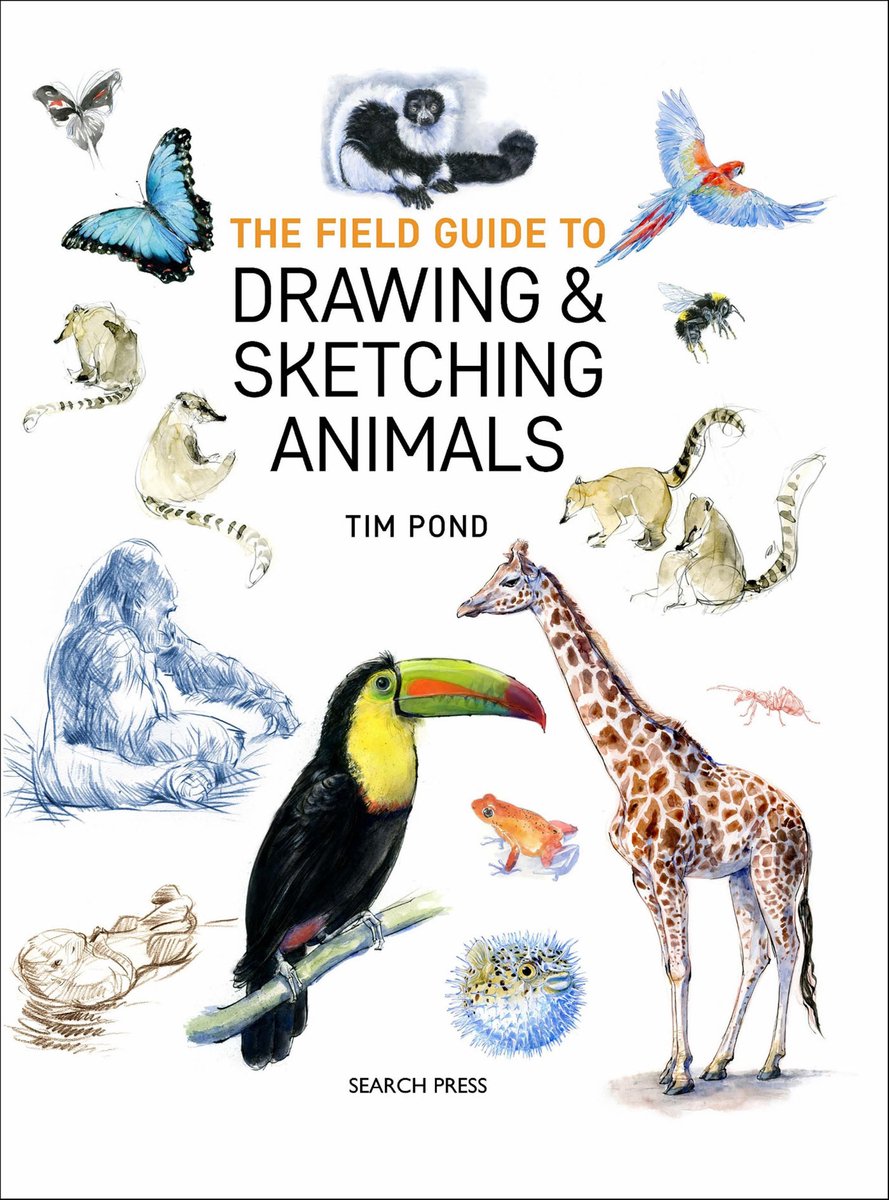 Omslag van The Field Guide to Drawing & Sketching Animals