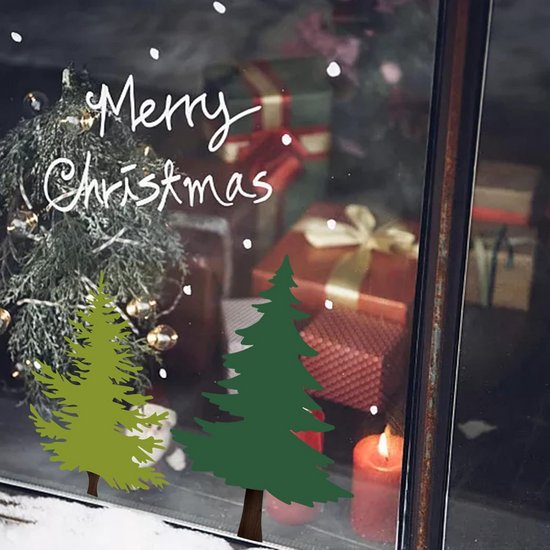 9 Stuks Herbruikbare Tekensjablonen, Kerstmis Bosland Sjablonen Dennenboom Stencils Kunst, voor Kerstboom Sjabloon, Bomen Kunst Schilderen, Boskampeersjabloon