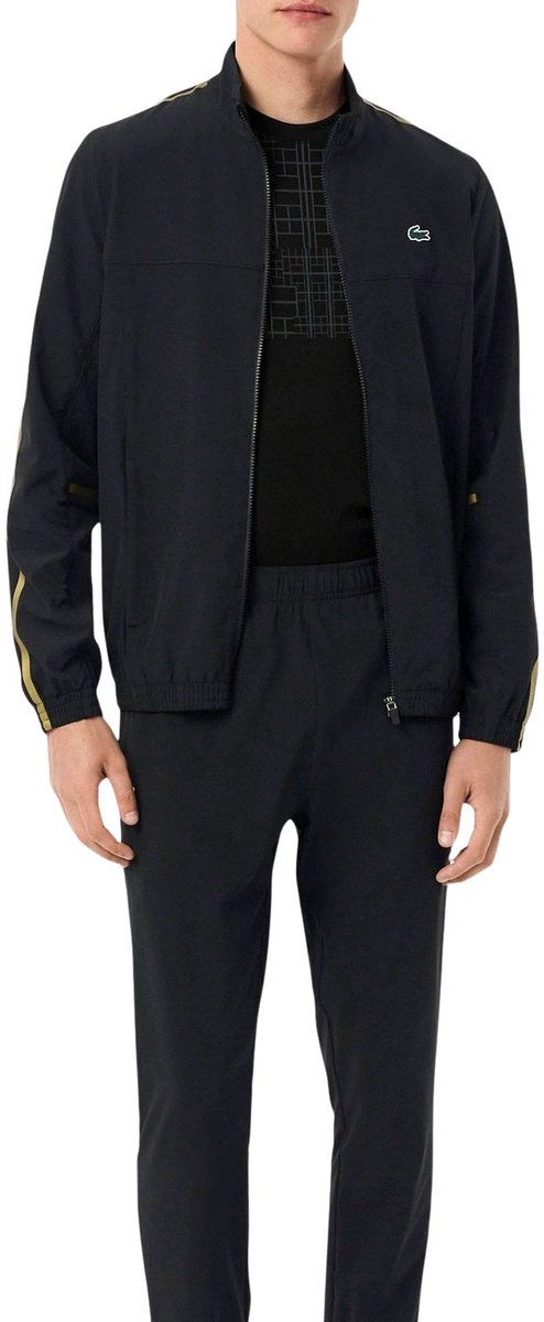 Lacoste Tennis x Novak Djokovic Trainingspak Heren Zwart