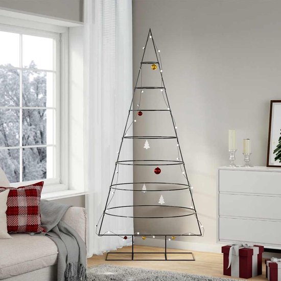 Vidaxl -metalen Kerstboom -goud -125 Cm -1 -staal