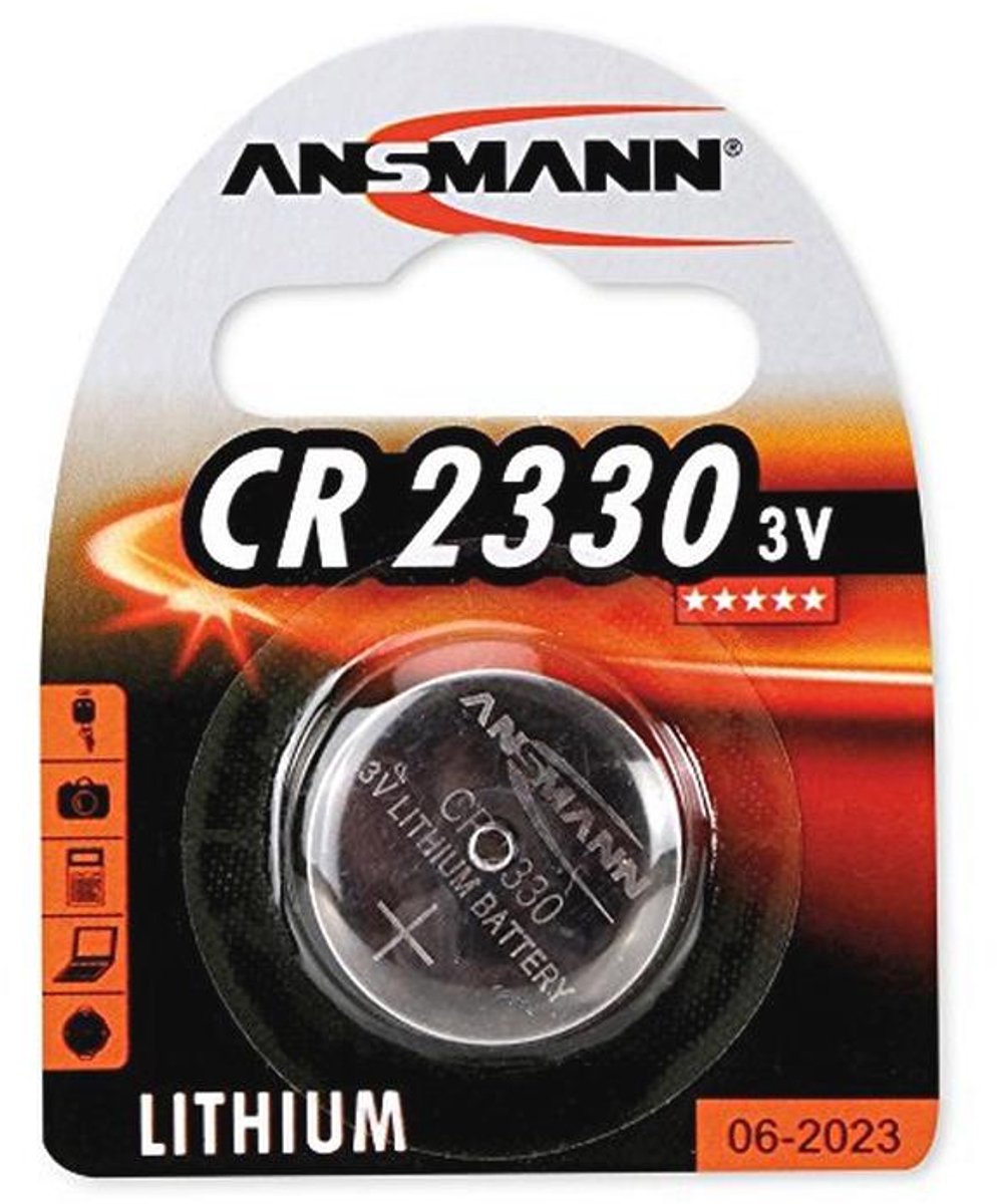 Lithium Knoopcel batterij CR 2330 3V - 2 Stuks