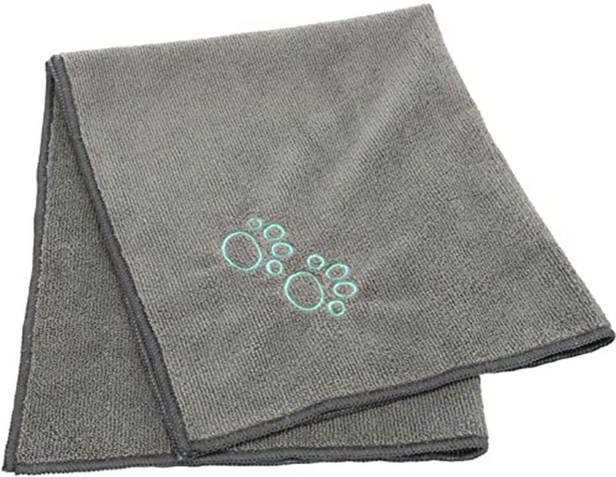 Handdoek voor huisdieren - Microvezel, 50 x 60 cm, Grijs