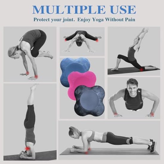 Antislip Kniekussen voor Yoga en Pilates - 20x20 cm — afbeelding 4