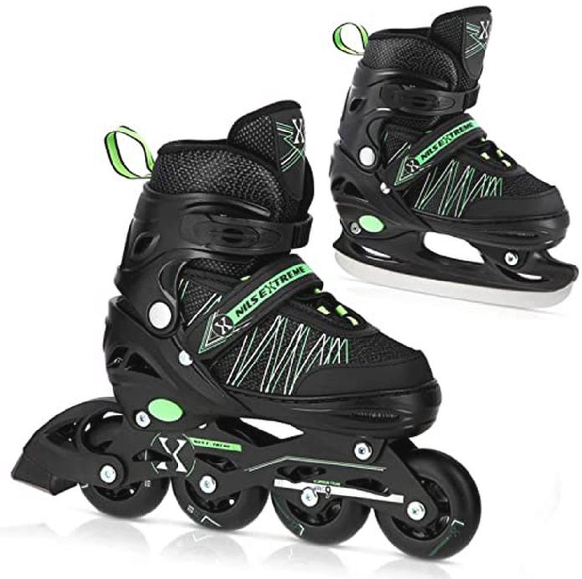 Verstelbare Rolschaatsen 2-in-1 voor Kinderen - Inline Skates en Schaatsen