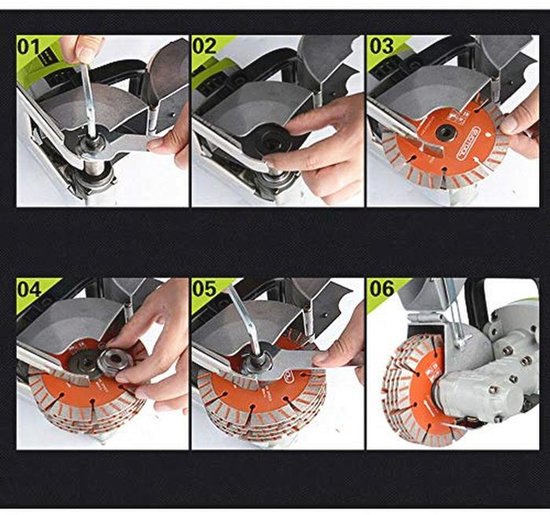 Sleuffrees, wandfrees, 4000 W, 7500 tpm, muursleuffrees, wandfrees