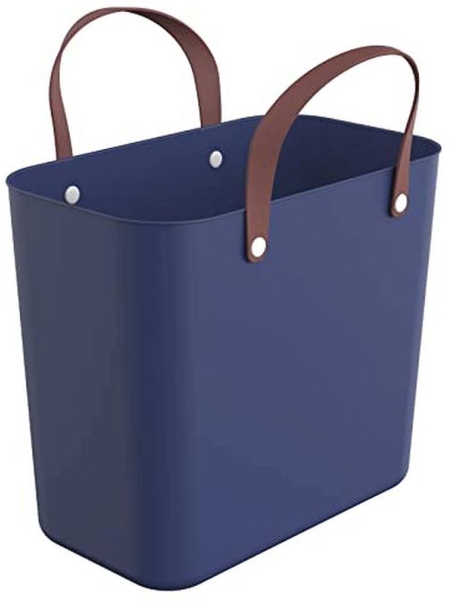 Duurzame Boodschappenmand 25L - Ergonomisch en Praktisch in Blauw