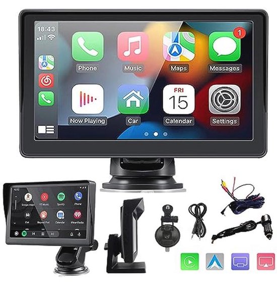 DIBOEV Double Din Autoradio 2 Din Android Autoradio MP5-Player 7 Zoll Radio De