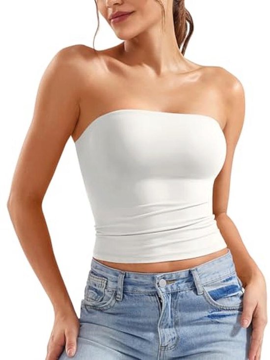 Y2K Crop T-shirt voor dames, korte mouwen, vierkante hals, kant