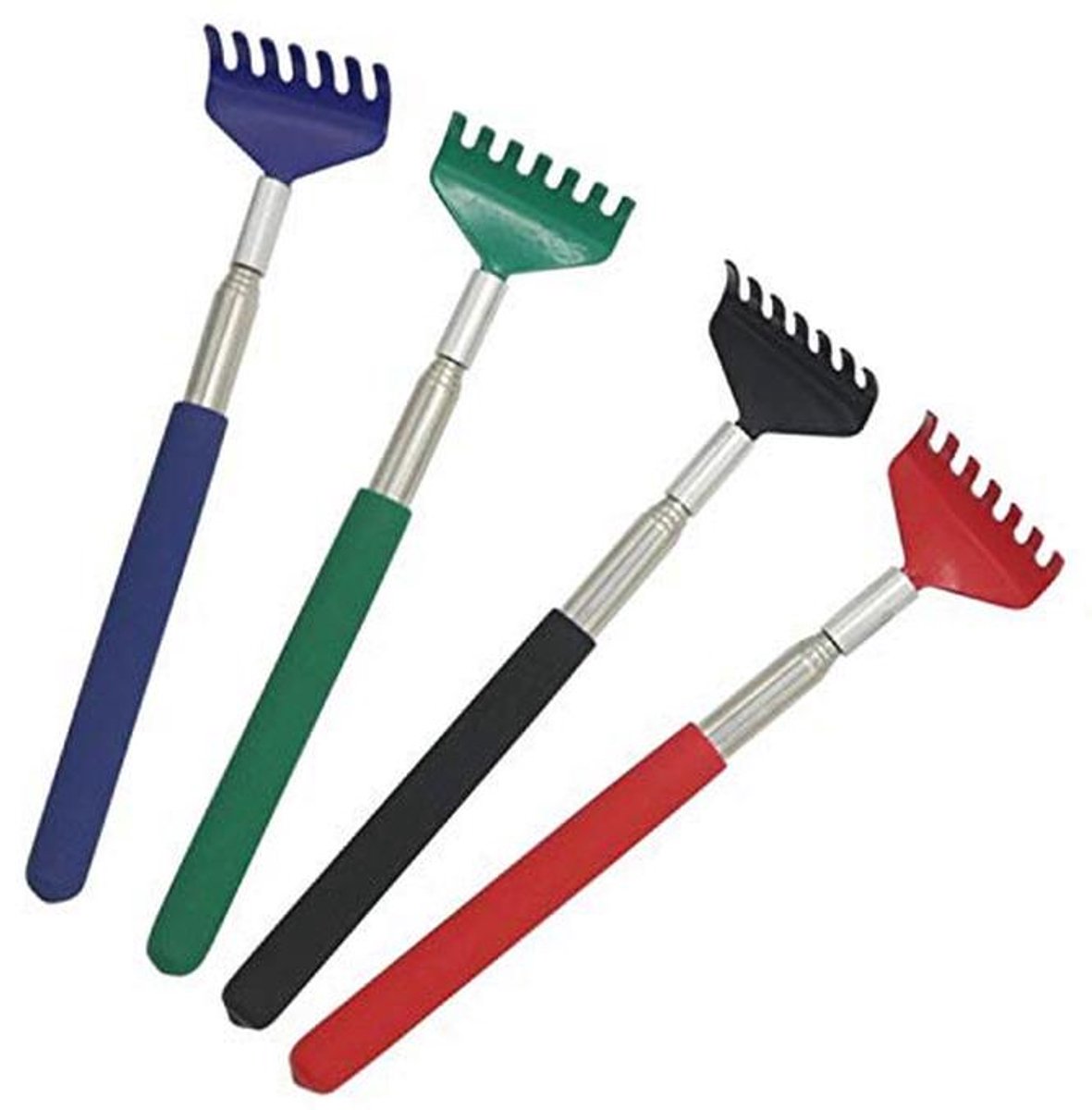 Uitschuifbare Back Scratcher – 4 Stuks Draagbare Massage Tool voor Rug, Hoofd en Benen