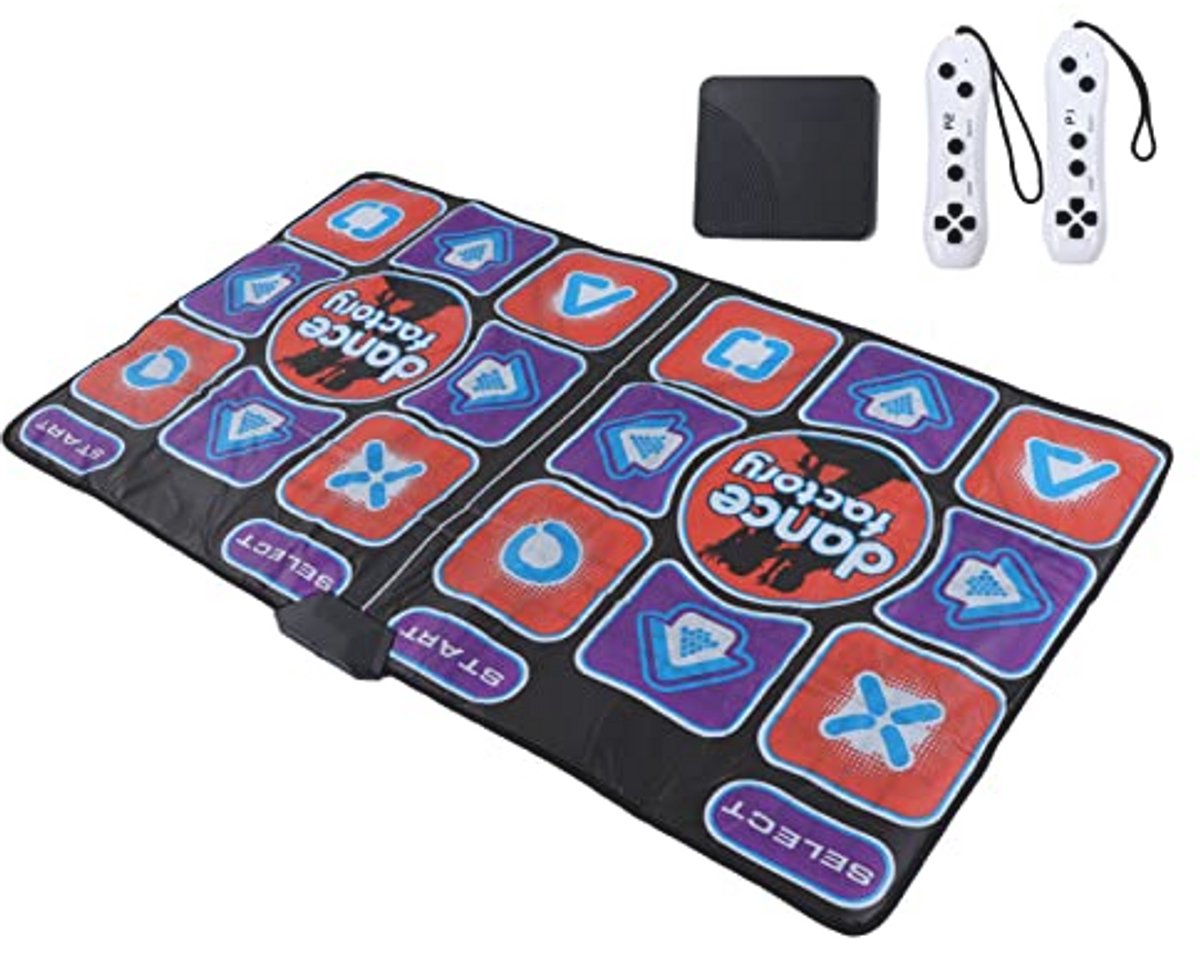 Draadloze Muziek Dansmat voor PC en TV - Inklapbaar, met USB en Afstandsbediening, 160 x 92 cm