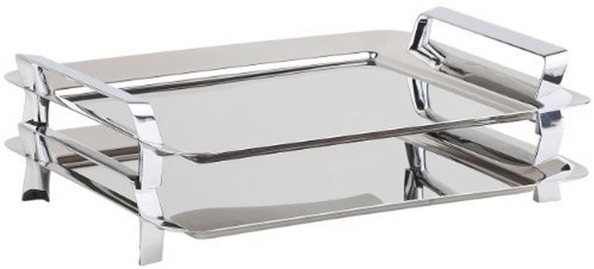 APS 11212 roestvrij stalen dienblad Sunday, 32,5 x 26,5 cm