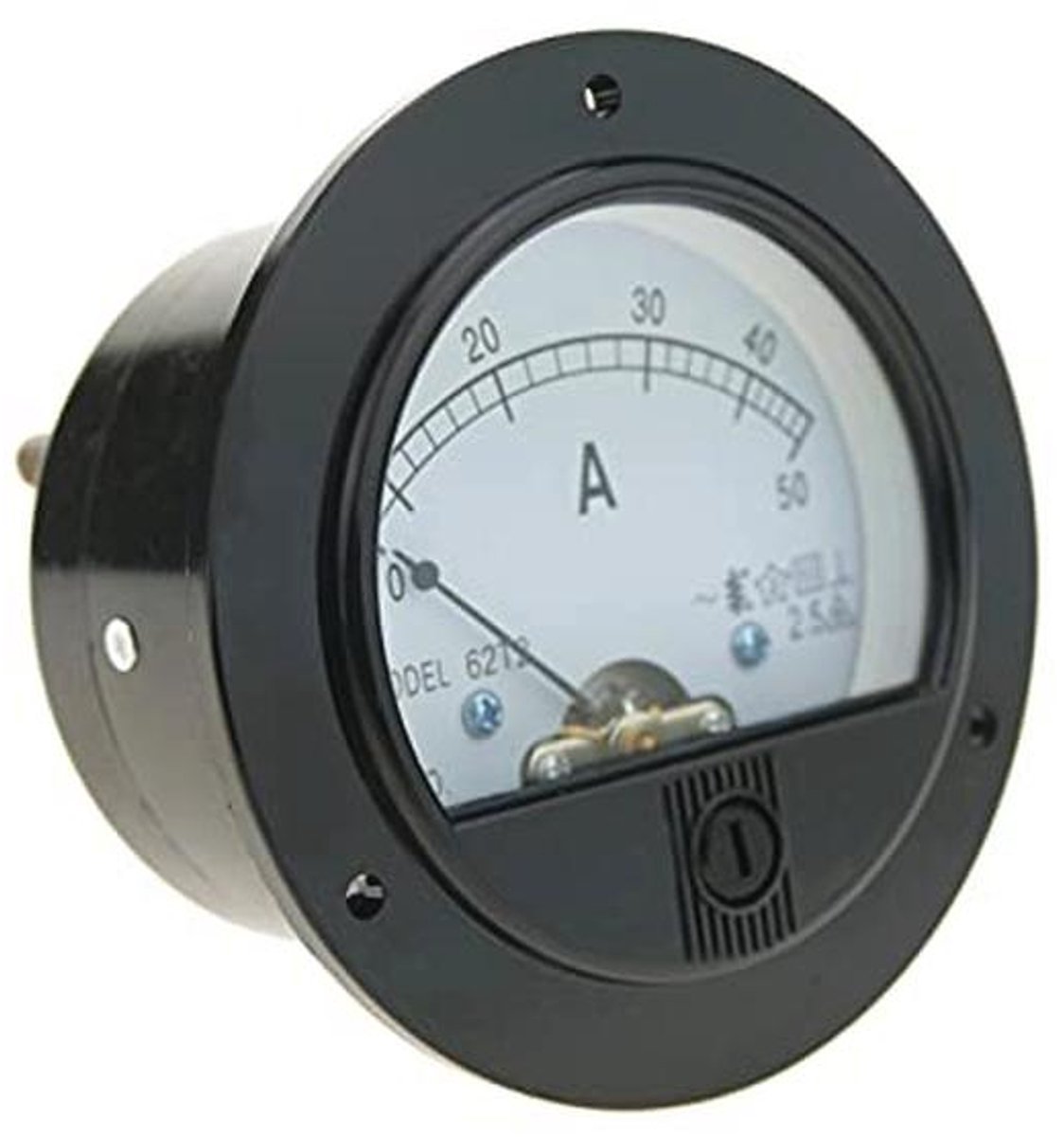 Analoge elektrische ampèremeter 70mm - 50A