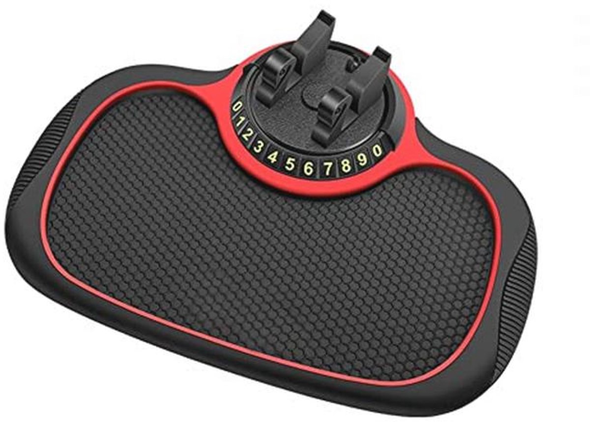 Dashboard Antislip Mat met Telefoonhouder voor Auto - Wasbare en Flexibele Organiser