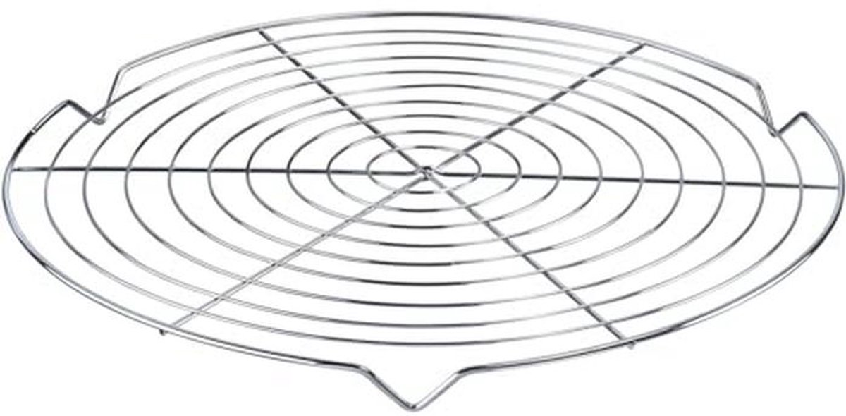 Westmark Taartrooster/afkoelrooster, rond, diameter: 31,7 cm, staal, verchroomd, 31442270