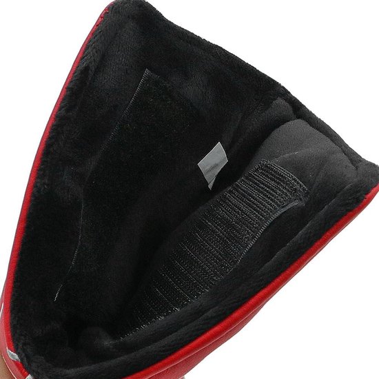 Golfputter beschermer - Mallet putterkop - Golfclub hoes - Spinnenweb - PU materiaal - Beschermingshoes - Geschikt voor putter - Zwart met rood. — afbeelding 4