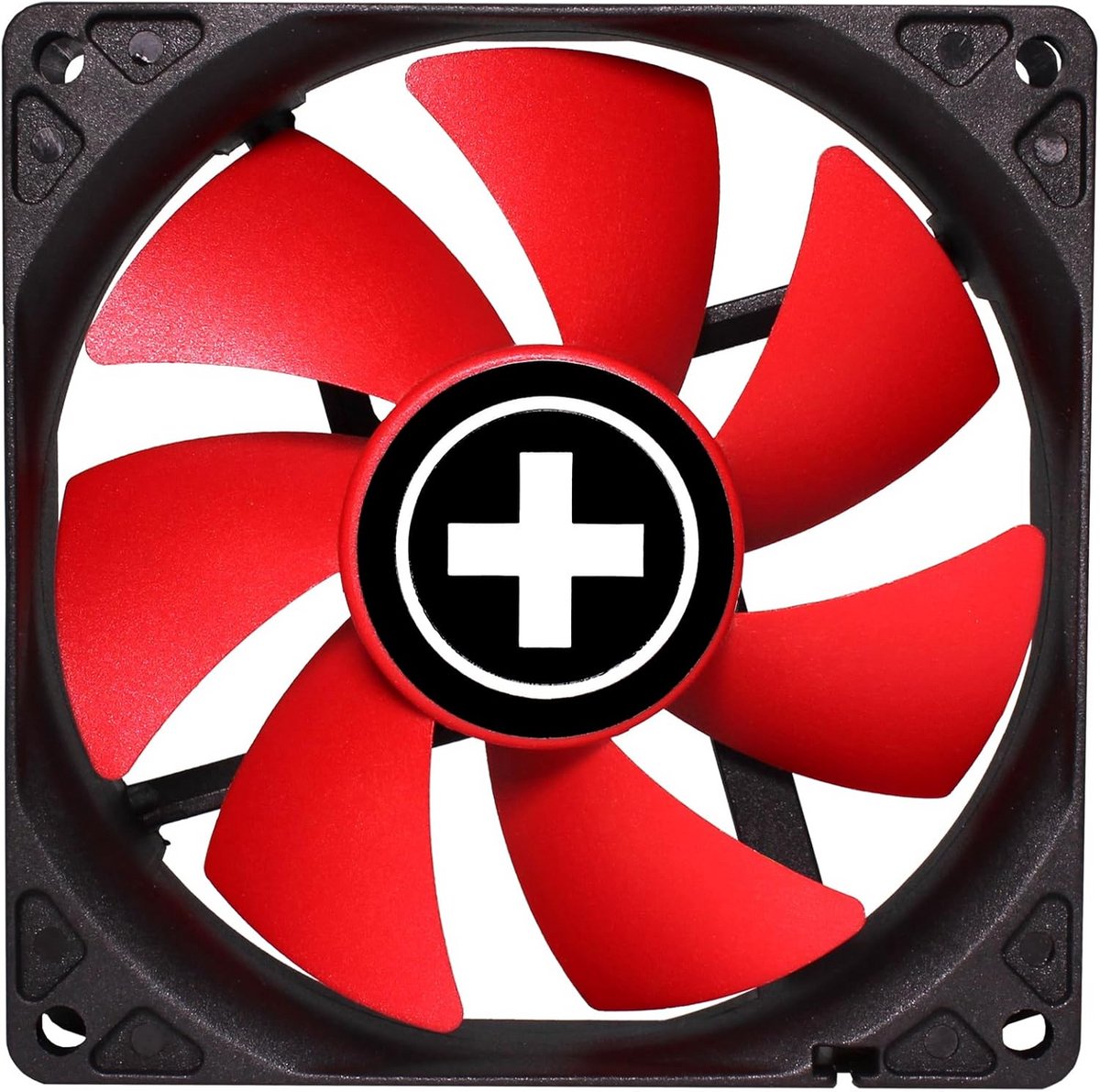 Behuizingsventilator 92mm PWM Rood/Zwart - Stille PC Ventilator met Performance Koeling
