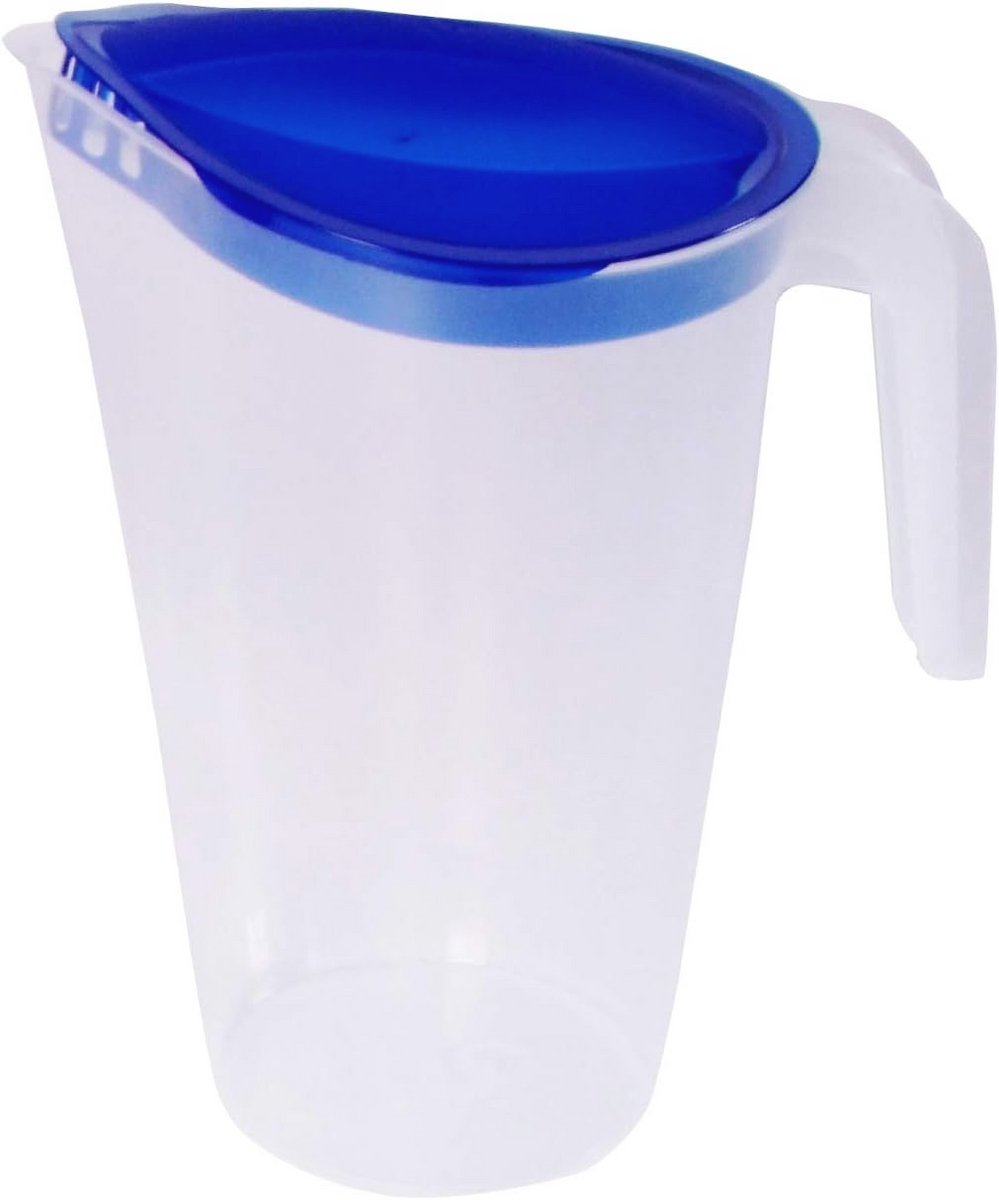 Waterkan met Drupvrije Schenker - 1,75L Sapdispenser voor Koelkast - Blauw