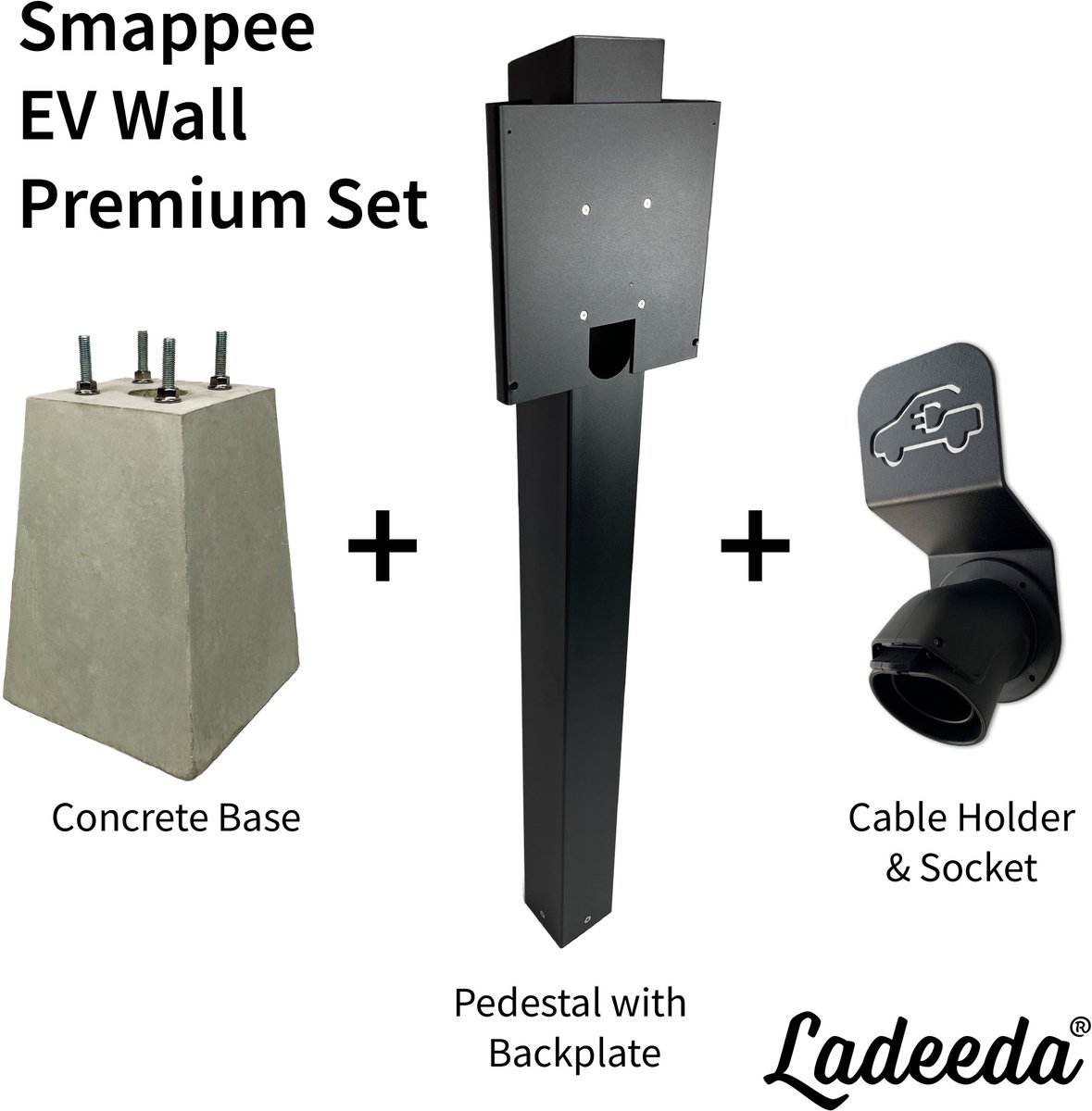 Luxe Complete Kit voor Smappee EV Wall | Stijlvolle Laadpaalaccessoires