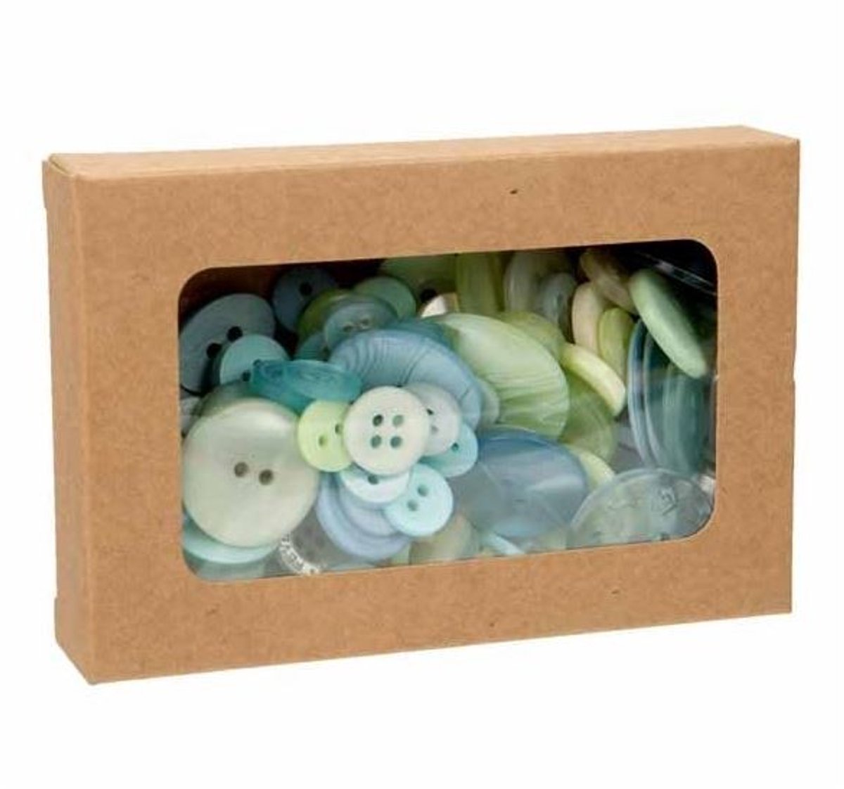 Kraftdoosjes met Venster 7x2,1x10,3cm (25 stuks)