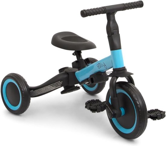 4-in-1 Kinderfiets met Duwstang: Driewieler, Loopfiets en Fiets — afbeelding 2