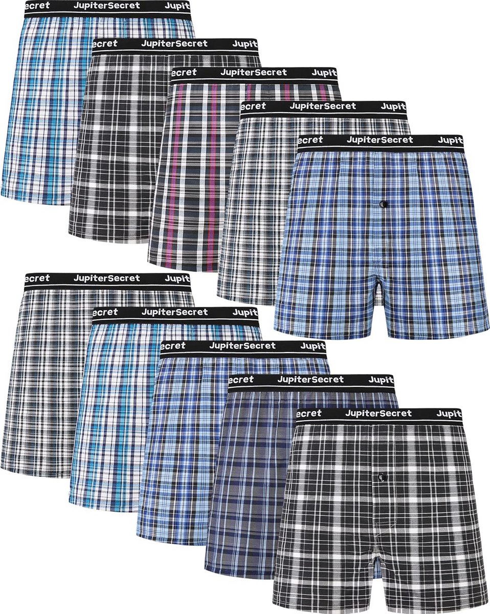 Katoenen Boxershorts voor Heren - Comfortabele Onderbroeken Multipack