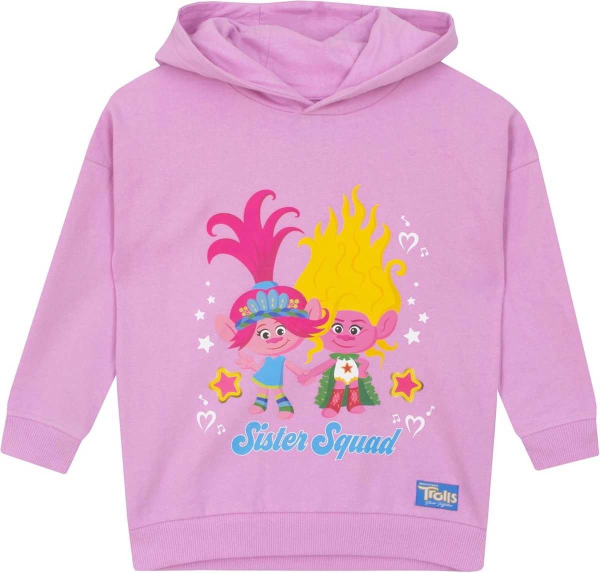 Kleurige Meisjes Hoodie met Poppy en Viva