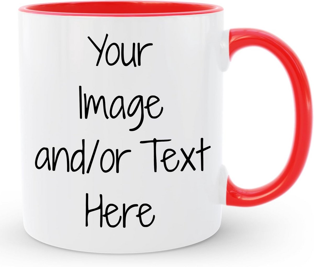Gepersonaliseerde Koffiemok met Foto en Tekst, Keramische Taza voor Mannen en Vrouwen