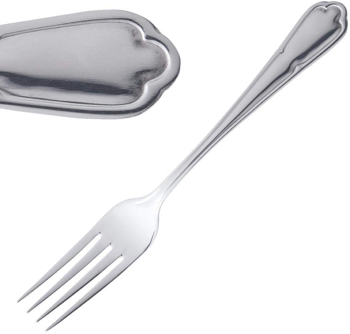 12X Tafelvork 202mm RVS Bestek voor Keuken