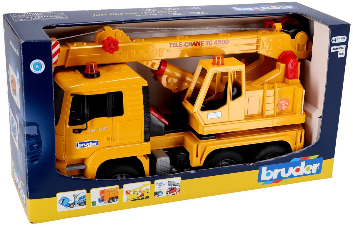 Bruder MAN kraanwagen - schaal 1:16 - speelgoedvoertuig — afbeelding 8