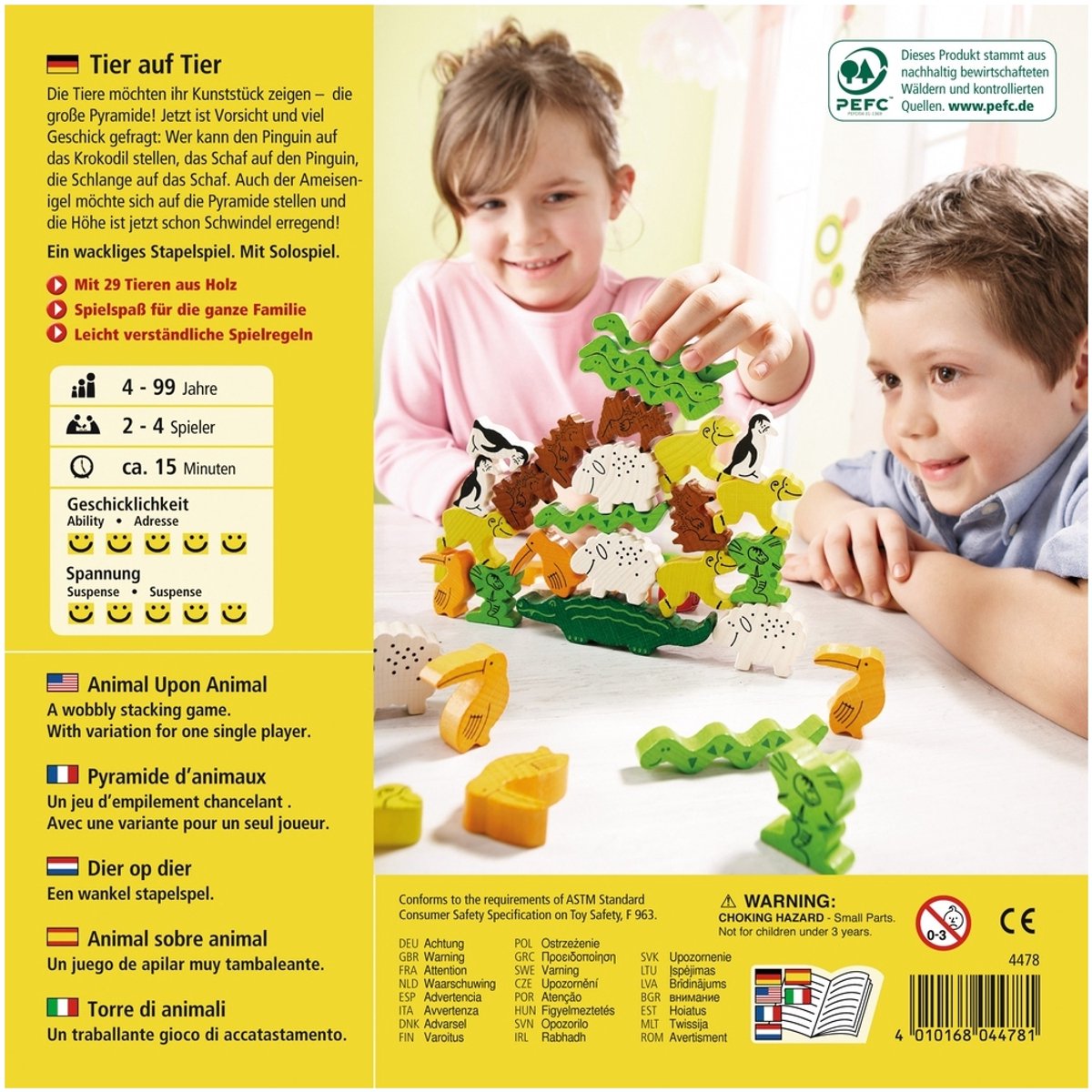 Haba Spelletje Dier op dier | Spel voor Kinderen — afbeelding 8