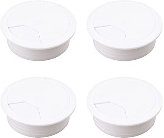 THETAG Kabeldoorvoer, kunststof, flexibele kabeldoorvoer, 8 stuks, 25 mm, kabeldoorvoer, draadgat, afdekking voor bureau, computertafel, werkbladen, meubels THETAG Kabeldoorvoer, kunststof, flexibele kabeldoorvoer, 8 stuks, 25 mm, kabeldoorvoer, draadgat, afdekking voor bureau, computertafel, werkbladen, meubels