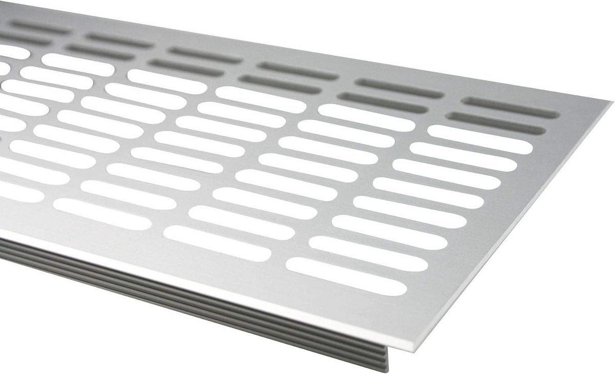 Ventilatierooster Aluminium 130 mm - Diverse Kleuren en Lengtes