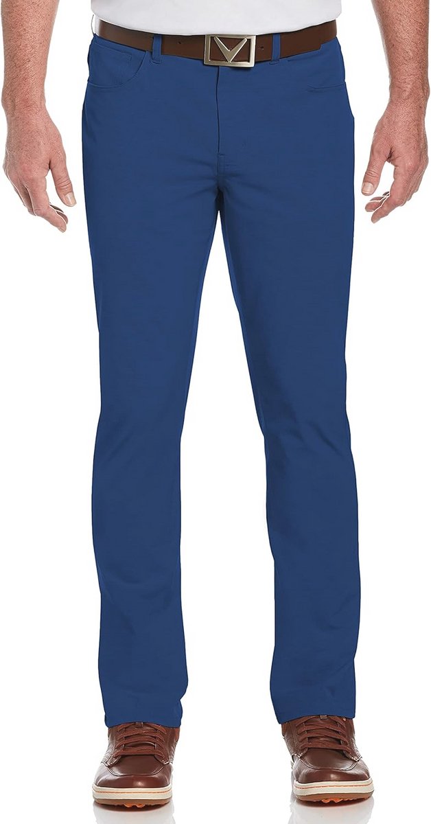 Heren Golfbroek met Horizontaal Tex Design