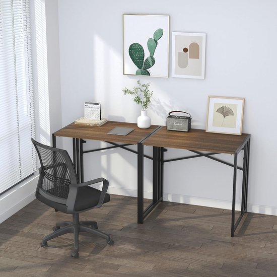 Inklapbaar Bureau 83 cm - Ruimtebesparend Schrijftafel voor Thuis en Camping — afbeelding 4