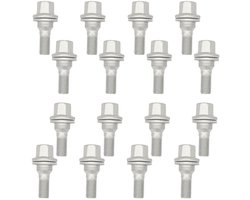 Wielschroef platte wielbouten M12x1,25 voor Berlingo, C2, C3, C4, Crossland X, Grandland X, Combo E, Zafira Life, C5, C6, DS3, D4, DS5, Jumpy, Nemo, Xsara, Xsara Picasso, 106, 206, 207, Mokka, Vivaro