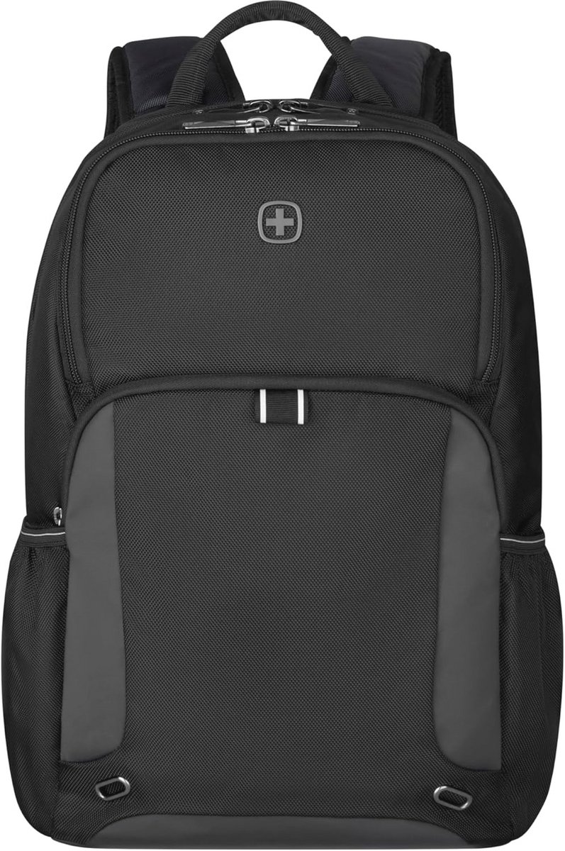 Zwarte Laptoprugzak voor 15,6 Inch Laptops met Tablettas