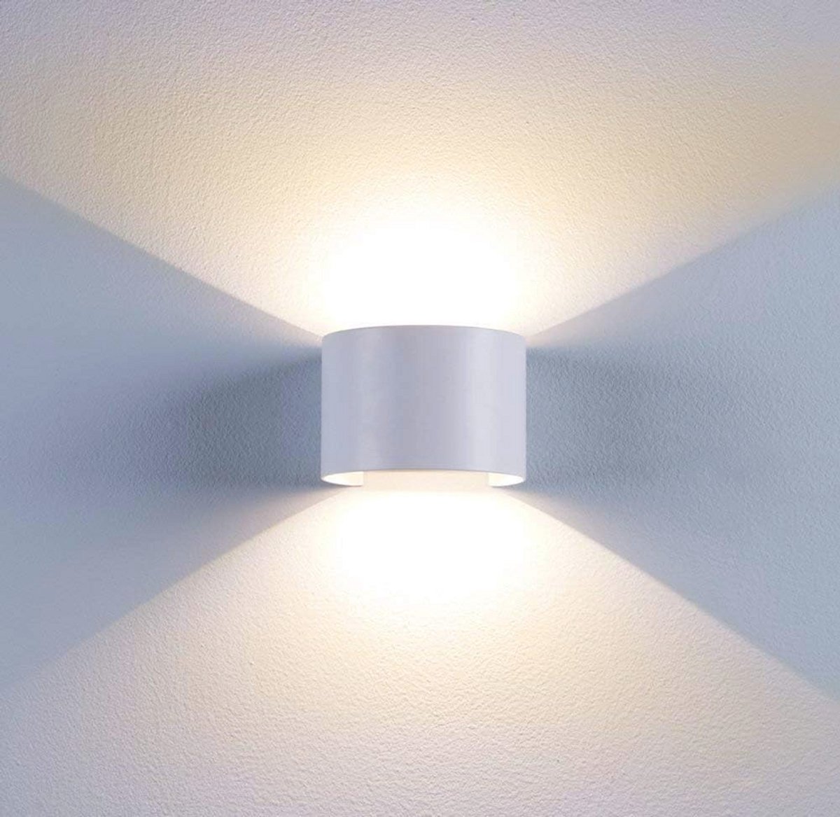 Led-wandlamp binnen en buiten met instelbare stralingshoek - 12W, IP65 waterdicht