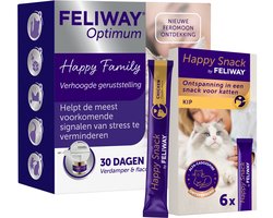 Feliway Optimum Startset + Happy Snack Kip