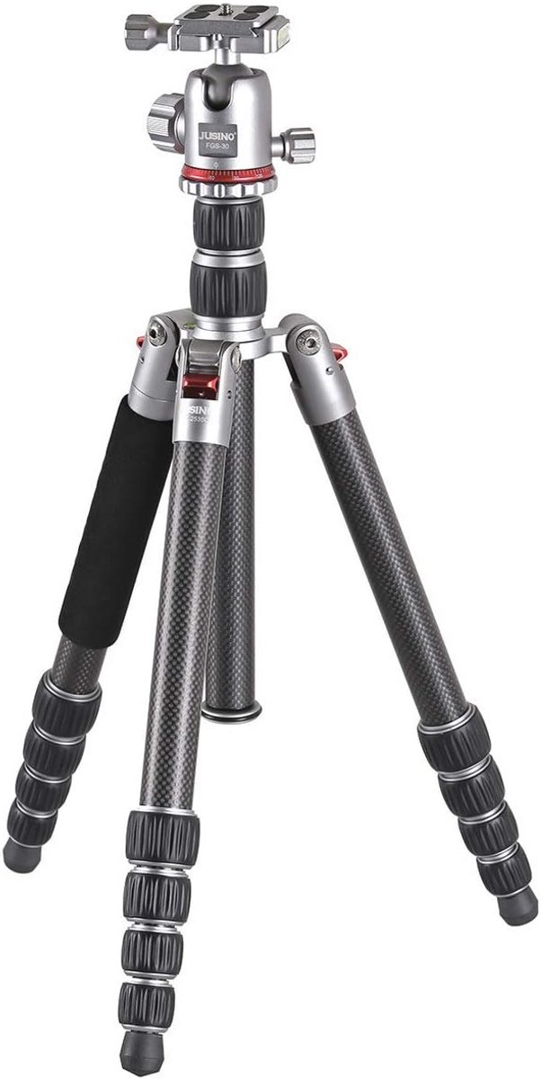 Lichtgewicht Carbon Reisstatief met Kogelkop voor Fotografie