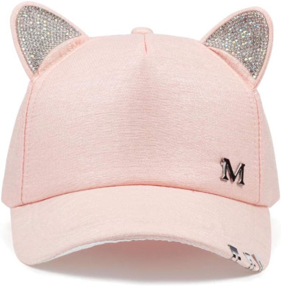 Draagtijd Baseball Cap voor Vrouwen - Zomer en Herfst met Kat Oortjes en Kanten Accenten