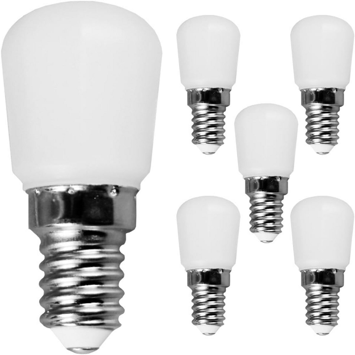 Energiezuinige LED-lamp T26 buis voor koelkasten - 2W = 16W, warmwit 2700K, 180lm