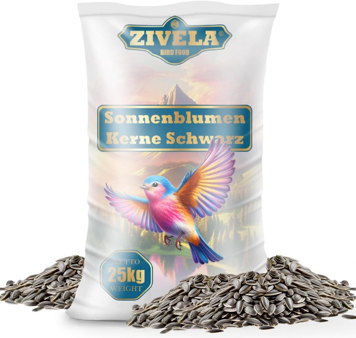 Zonnebloempitten Zwart 25 kg - Premium Kwaliteit voor Vogels - Rijk aan Voedingsstoffen