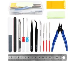 IMPERATORIS® Modelbouw Gereedschapsset voor Hobby – Reparatie- en Bouwgereedschap voor Modelbouw – Complete Hobby Gereedschap Set – 22 stuks