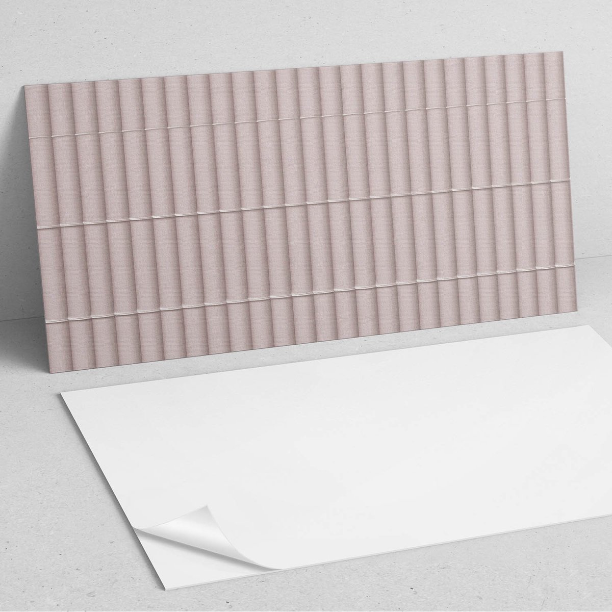 Coloray Wandpanelen Zelfklevend - Textuur met parallelle strepen PVC Wandpanelen - 120 cm 