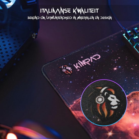 Gaming Muismat XL - Snelheid & Controle - 800 x 300 x 4 mm Natuurrubber — afbeelding 5