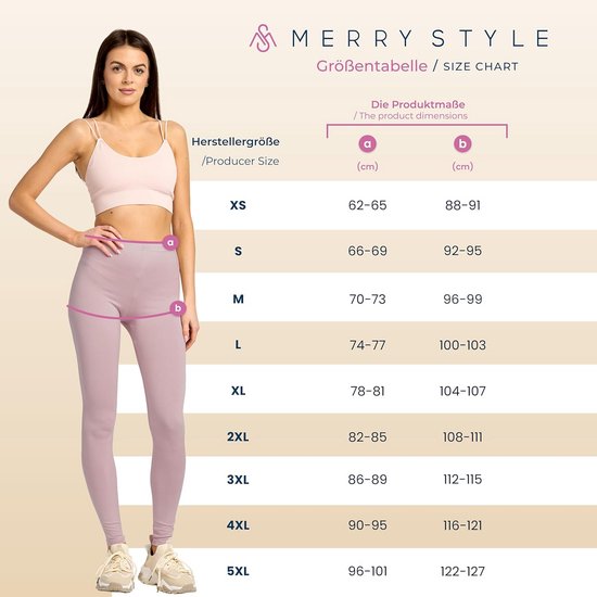 Lange Dameslegging met Hoge Taille van Zacht Katoen — afbeelding 2