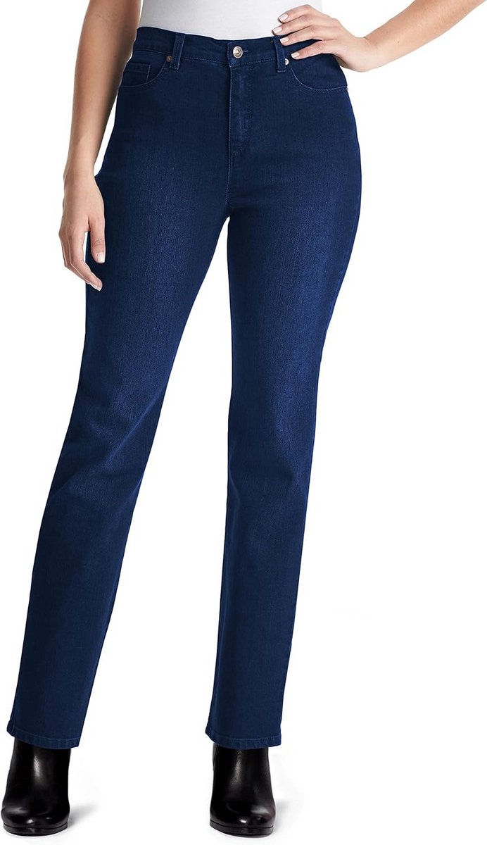 Dames Jeans Petite Amanda Klassiek Tapered Fit - Comfortabele Denim Broek