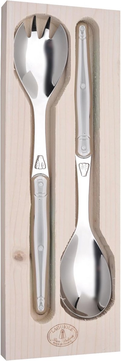 Zalige RVS Salade Rack met Houten Doos