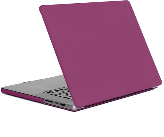 iMoshion Hard Cover Convient pour MacBook Pro 16 pouces (2021) / Pro 16 pouces (2023) puce M3 - A2485 / A2780 / A2919 - Bordeaux